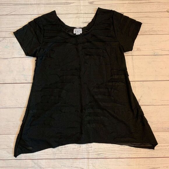 Keren Hart Women’s Black Loose Top Size Medium - Picture 1 of 7